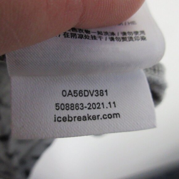 Icebreaker Tech Lite II Women 100% Wool Base Layer T Shirt Short Sleeve Gray XS - Picture 5 of 10